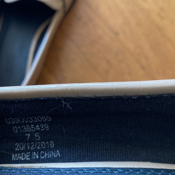 ASOS DESIGN Mantra loafer flat shoes in croc Beige Size 7.5 - Picture 12 of 14